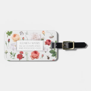 ROSES TRAVEL LUGGAGE TAG