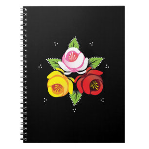 Roses Trio Narrowboat and Canal Art Notebook