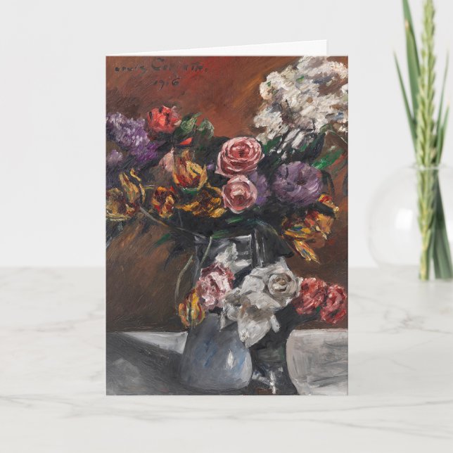 Roses, Tulips, and Lilacs | Lovis Corinth Card (Front)