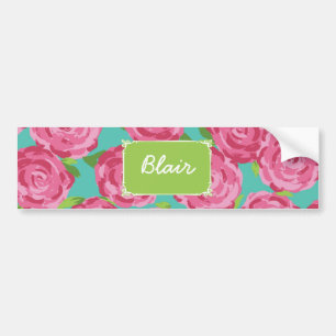 Roses Tumbler Wrapper Bumper Sticker