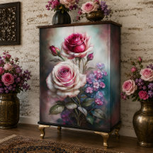 Roses Twilight Garden Decoupage