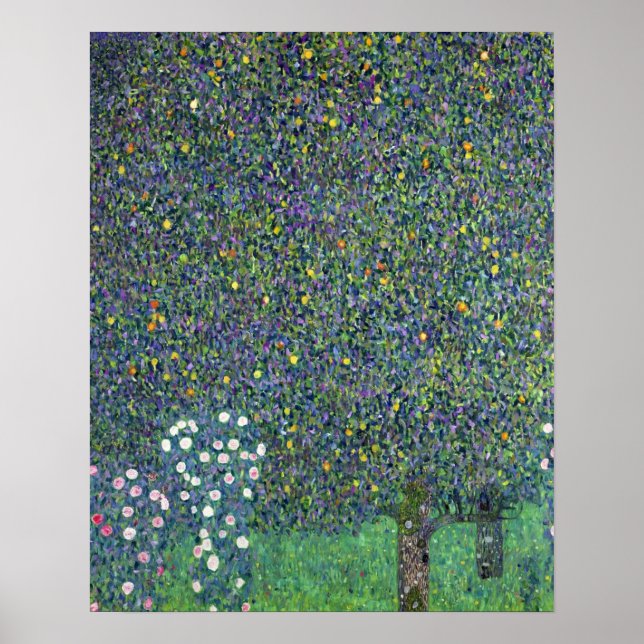 Roses under the Trees, c.1905 Poster (Front)