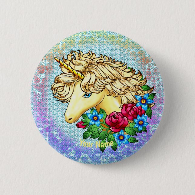 Roses Unicorn  pin  (Front)