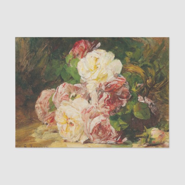 Roses V by Georges Jeannin Tissue Paper (Front)