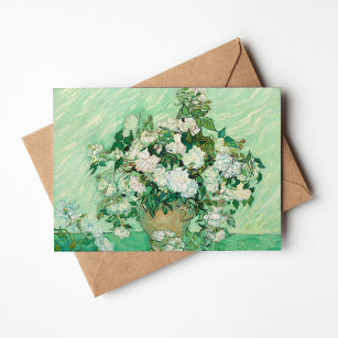 Roses   Vincent Van Gogh Card