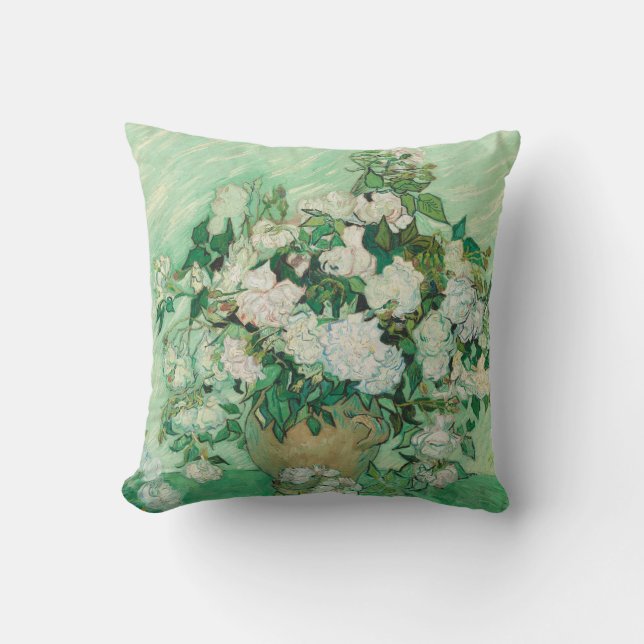 Roses - Vincent van Gogh Cushion (Front)