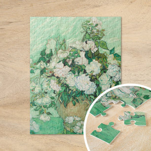 Roses   Vincent Van Gogh Fine Art Jigsaw Puzzle