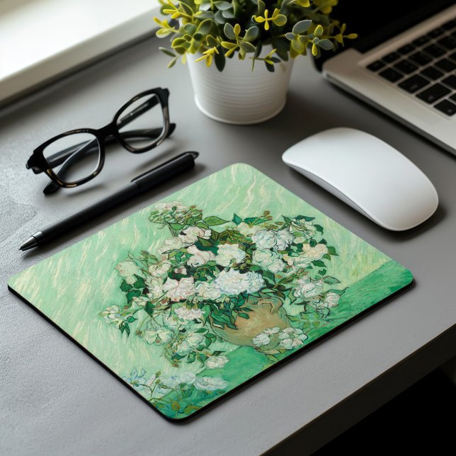 Roses | Vincent Van Gogh Mouse Mat (Creator Uploaded)