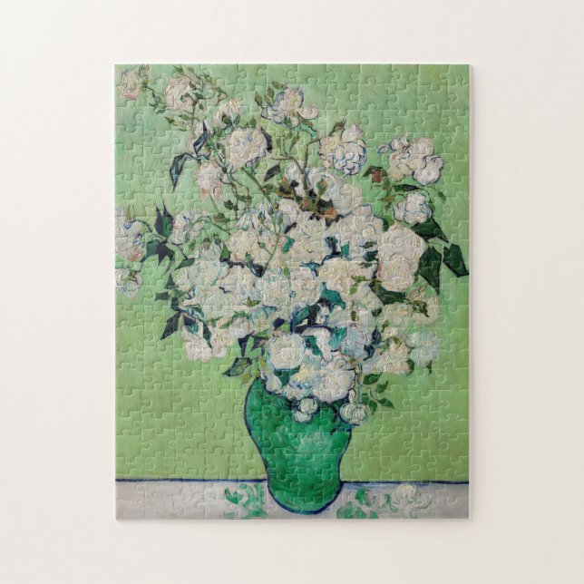 Roses Vincent van Gogh Painting Jigsaw Puzzle (Vertical)