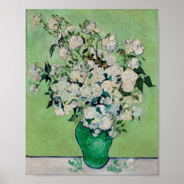 Roses Vincent van Gogh Painting Poster (Front)