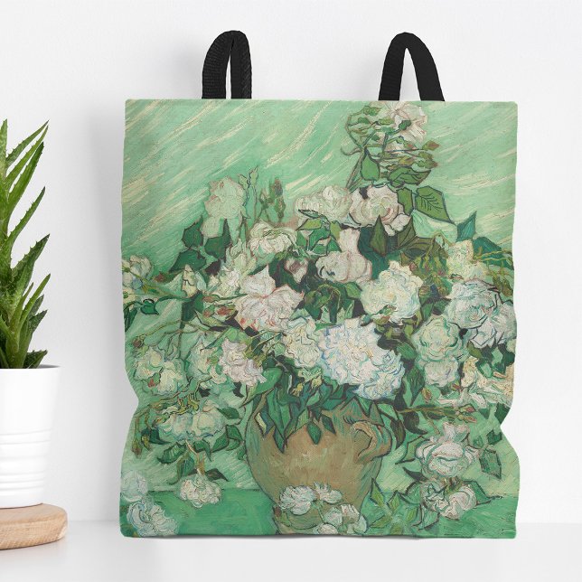 Roses | Vincent van Gogh Tote Bag (Creator Uploaded)