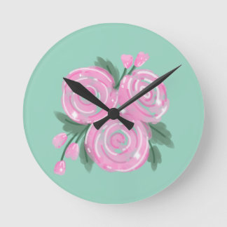 Roses Wall Clock 