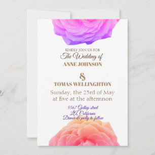 Roses Wedding Invitation
