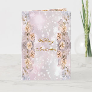 Roses Wedding Invitation Card