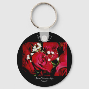 Roses Wedding Keychain