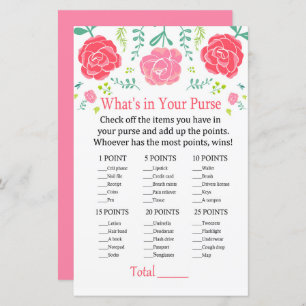 Roses What's in your purse game