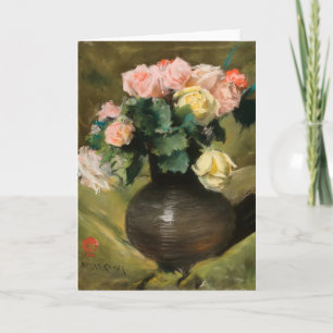 Roses   William Merritt Chase Card