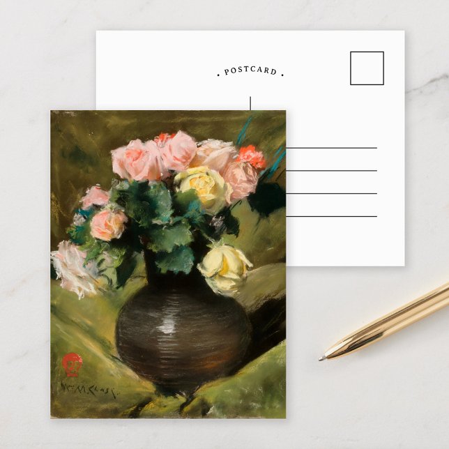Roses | William Merritt Chase Postcard (Creator Uploaded)