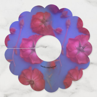 Roses Wine Glass Tag