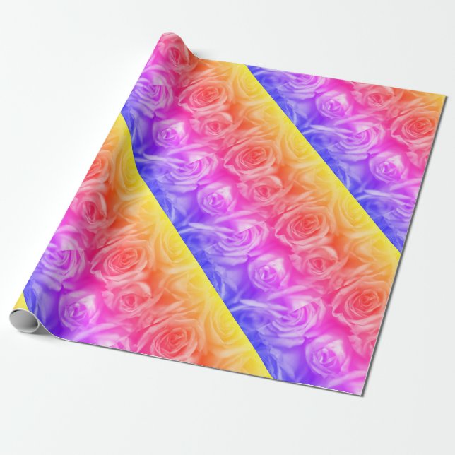 Roses Wrapping Paper (Unrolled)