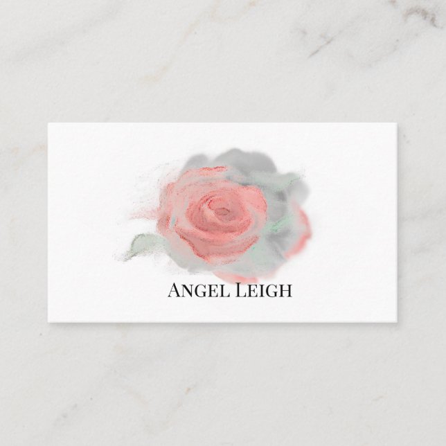 Roses, Yoga, Spiritual, Counseling, Business Cards (Front)