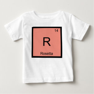 Rosetta Name Chemistry Element Periodic Table Baby T-Shirt