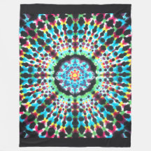Rosetta Pattern Fleece Blanket