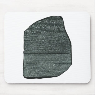 Rosetta Stone Ancient Egyptian hieroglyphs Mouse Mat