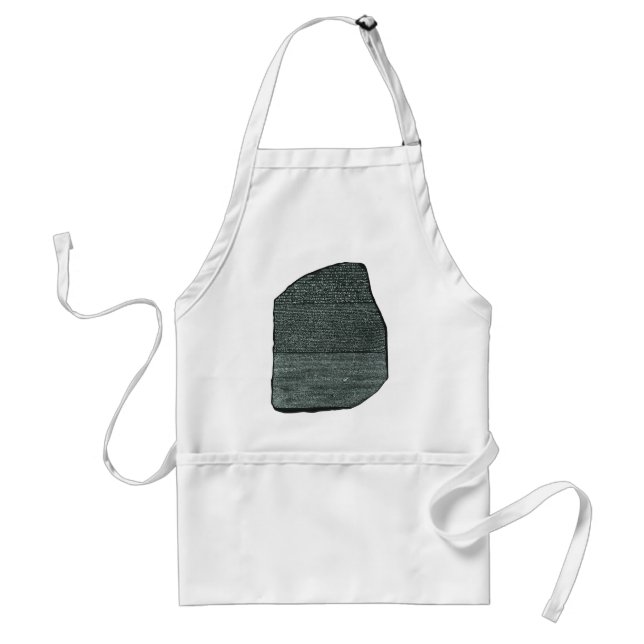Rosetta Stone Ancient Egyptian hieroglyphs Standard Apron (Front)