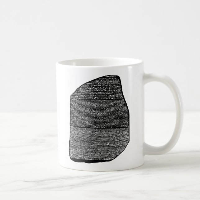 Rosetta stone coffee mug (Right)