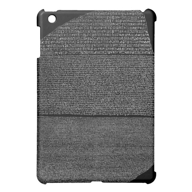 Rosetta Stone iPad Case iPad Mini Case (Back)