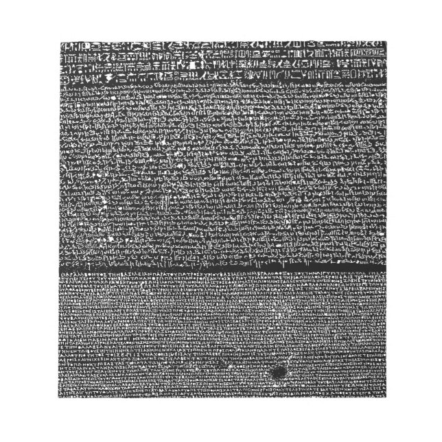Rosetta Stone Notepad (Front)