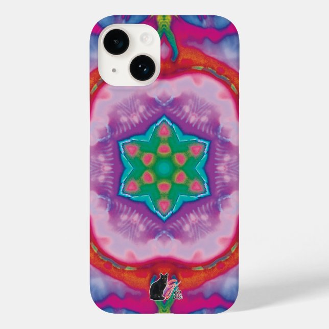 Rosette Kaleidoscope iPhone Case (Back)