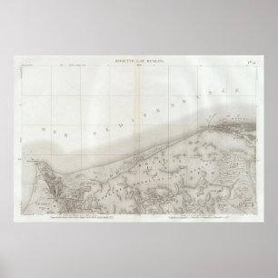 Rosette, Lac Burlos, Egypt Poster