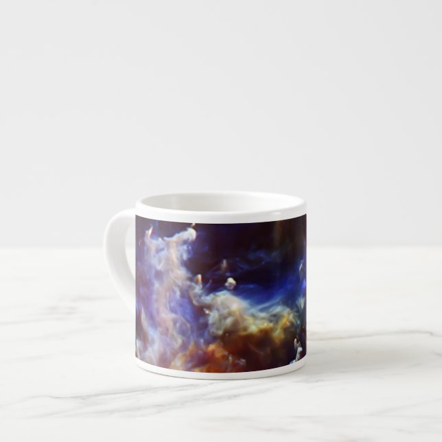 Rosette Nebula's Stellar Nursery Espresso Cup (Front Left)