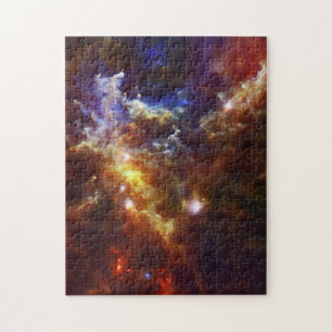 Rosette Nebula's Stellar Nursery Jigsaw Puzzle