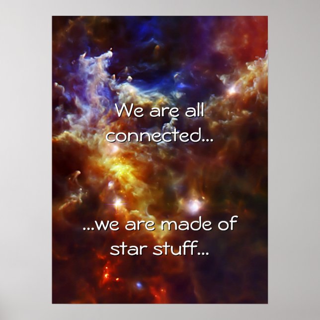 Rosette Nebula's Stellar Nursery Poster (Front)