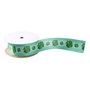 Rosette Succulents Ribbon Satin Ribbon