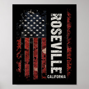 Roseville California Poster