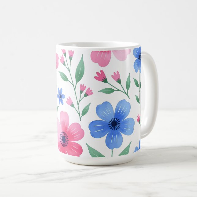  Rosewater Bloom Delight Coffee Mug (Front Right)