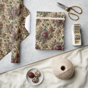 Rosewood Crematory – Gothic Floral Wrapping Paper