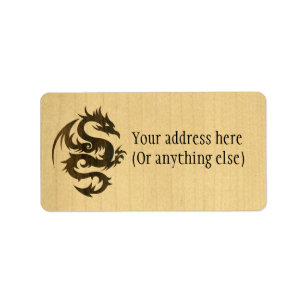 Rosewood Dragon Label