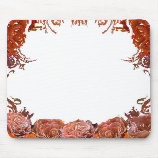 Rosey border mouse mat