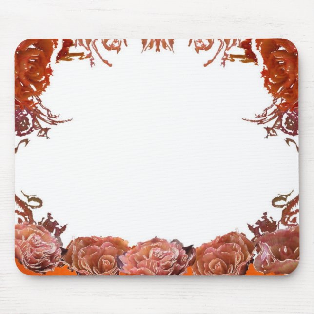 Rosey border mouse mat (Front)