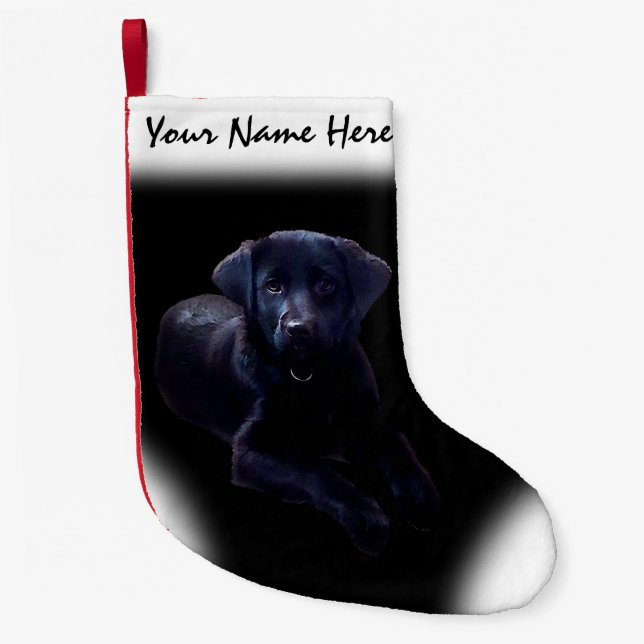 Rosey Christmas Stocking Custom Dog Stocking (Front)