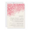 Rosey Light Shower | Rustic Wedding Invitations