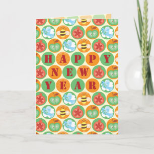 Rosh Hashana circles card