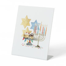 Rosh hashana table sign