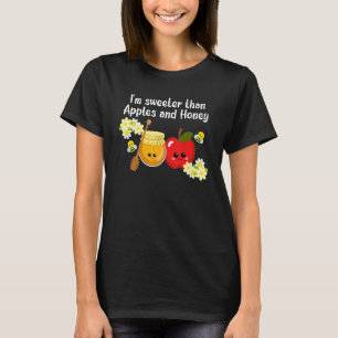 Rosh Hashanah Apples and Honey Shana Tova Jewish N T-Shirt