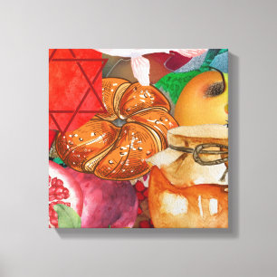 Rosh Hashanah Canvas Art